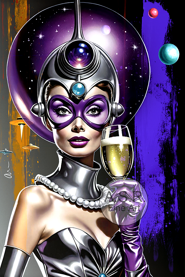  Cassiopeia Life’s A Masquerade  
Original Art on canvas executed with Airbrush, Acrylic and Ink 
Unique with embellishments, Diamond Dust finish and Hollywood Sign Metal 
 Unique Starting at:  $3,895  
 Limited Edition 16”x 24” Framed: $1,995  
 Ori