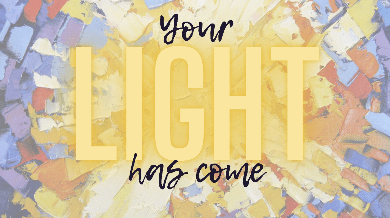 Your Light Has Come -- Matthew 3:13-17 episode artwork