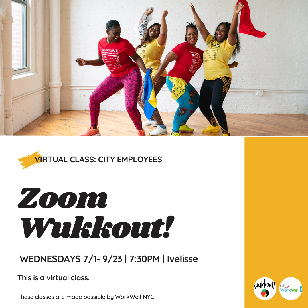 Wednesday Zoom Classes w/ Ivelisse
