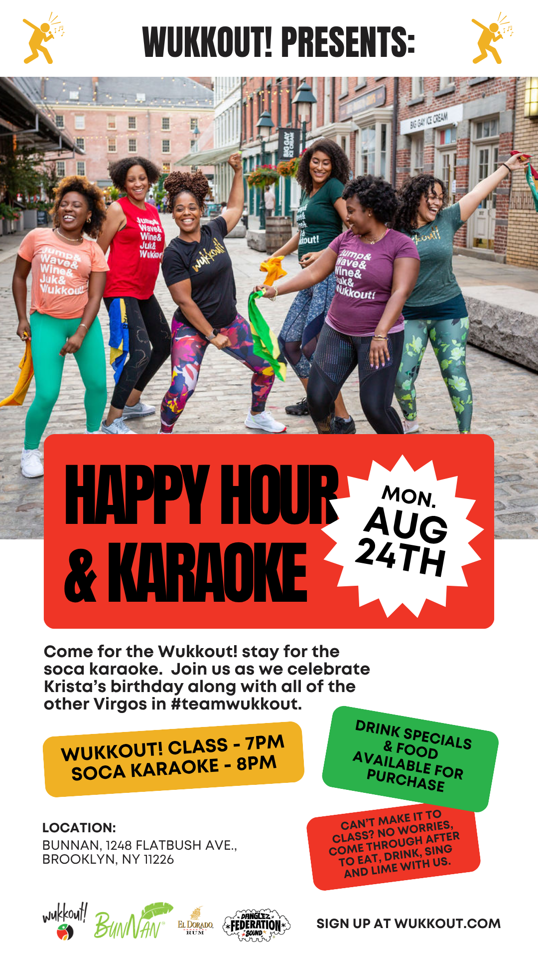 Wukkout! Happy Hour &amp; Karaoke Virgo Celebration