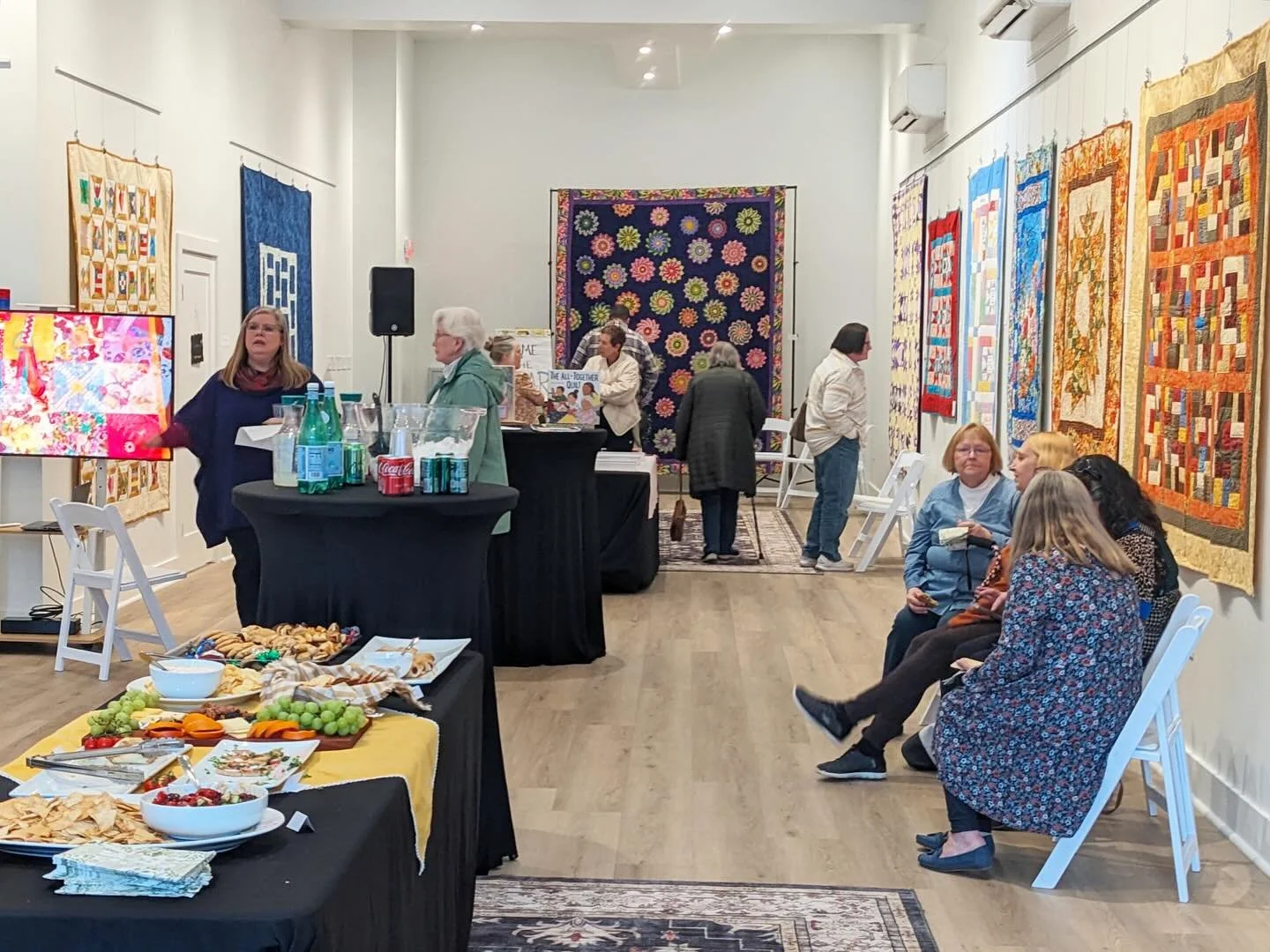 We loved gathering at The BEAR this weekend for the artist reception of Quilts of Bath County.

This show, created in partnership with the Bath County Quilter&rsquo;s Guild, is such a beautiful reflection of the talent and care in our community. Stan