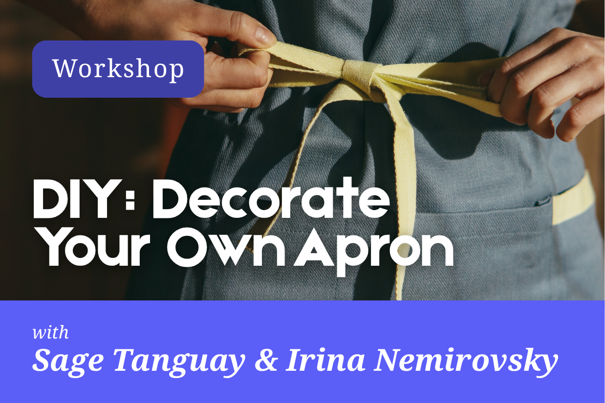 Workshop | DIY: Decorate Your Own Apron!