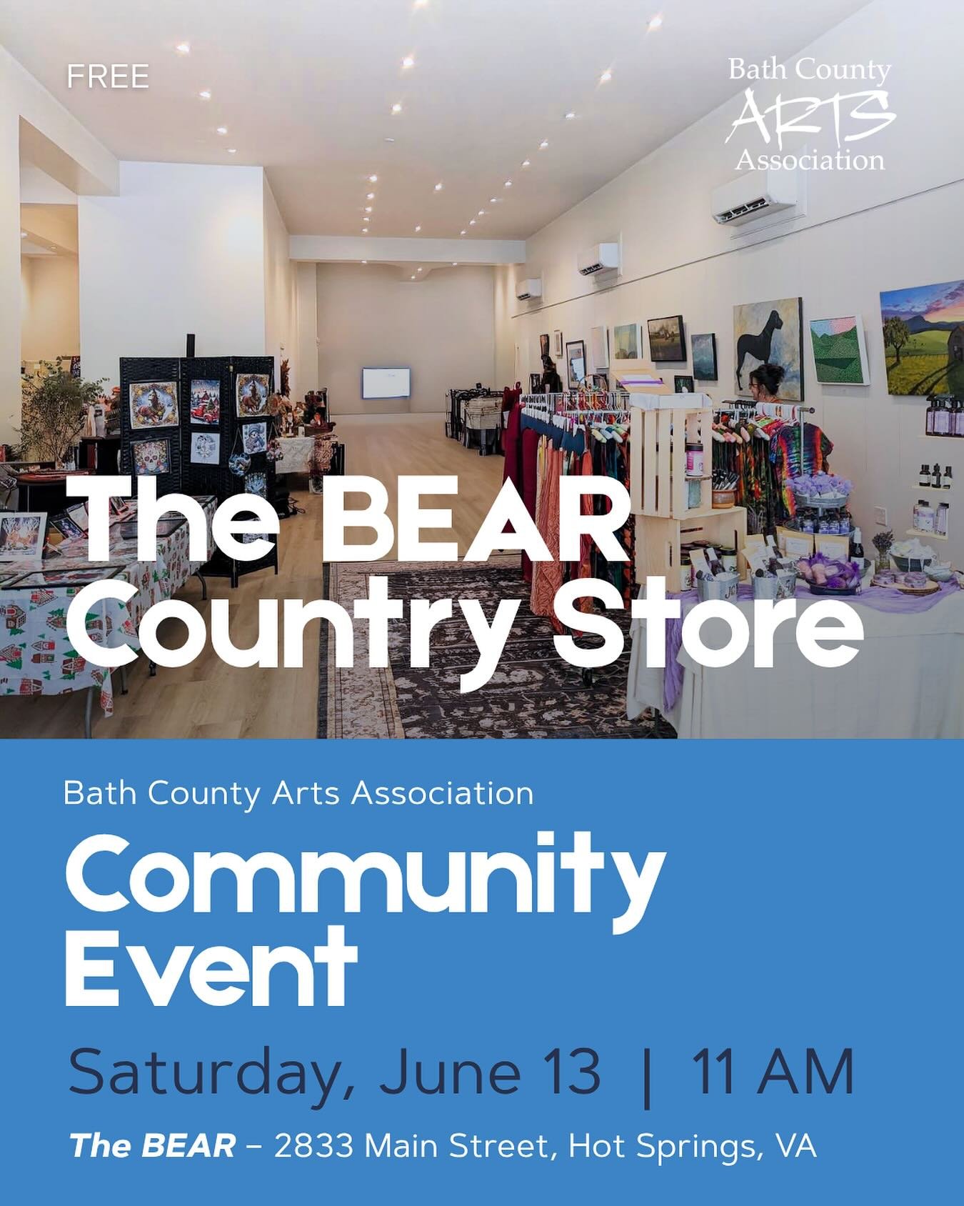 Enjoy artisan vendors, free crafts, and pick-up chess games starting at 11am. Then join us for Pickin&rsquo; At The BEAR for another wonderful community jam from 3-5pm.

FREE ENTRY: As always, entry is completely free and fun is for all ages.

What t