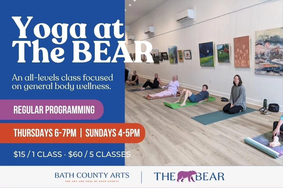 Regular Programming | Yoga at The BEAR 9/3 