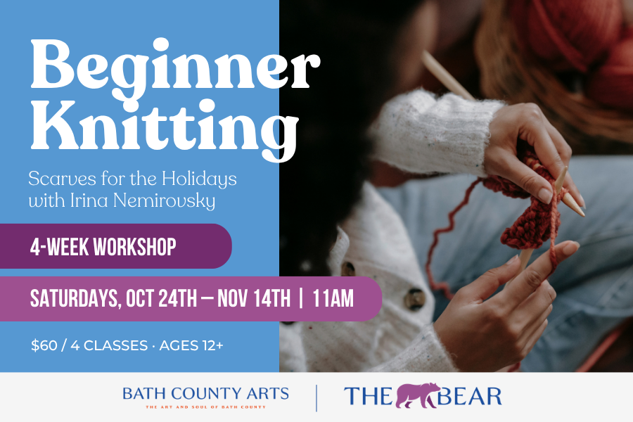 Workshop | Beginner knitting: holiday scarves