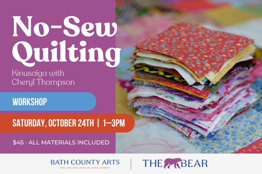 Workshop | Kinusaiga: no-sew quilting