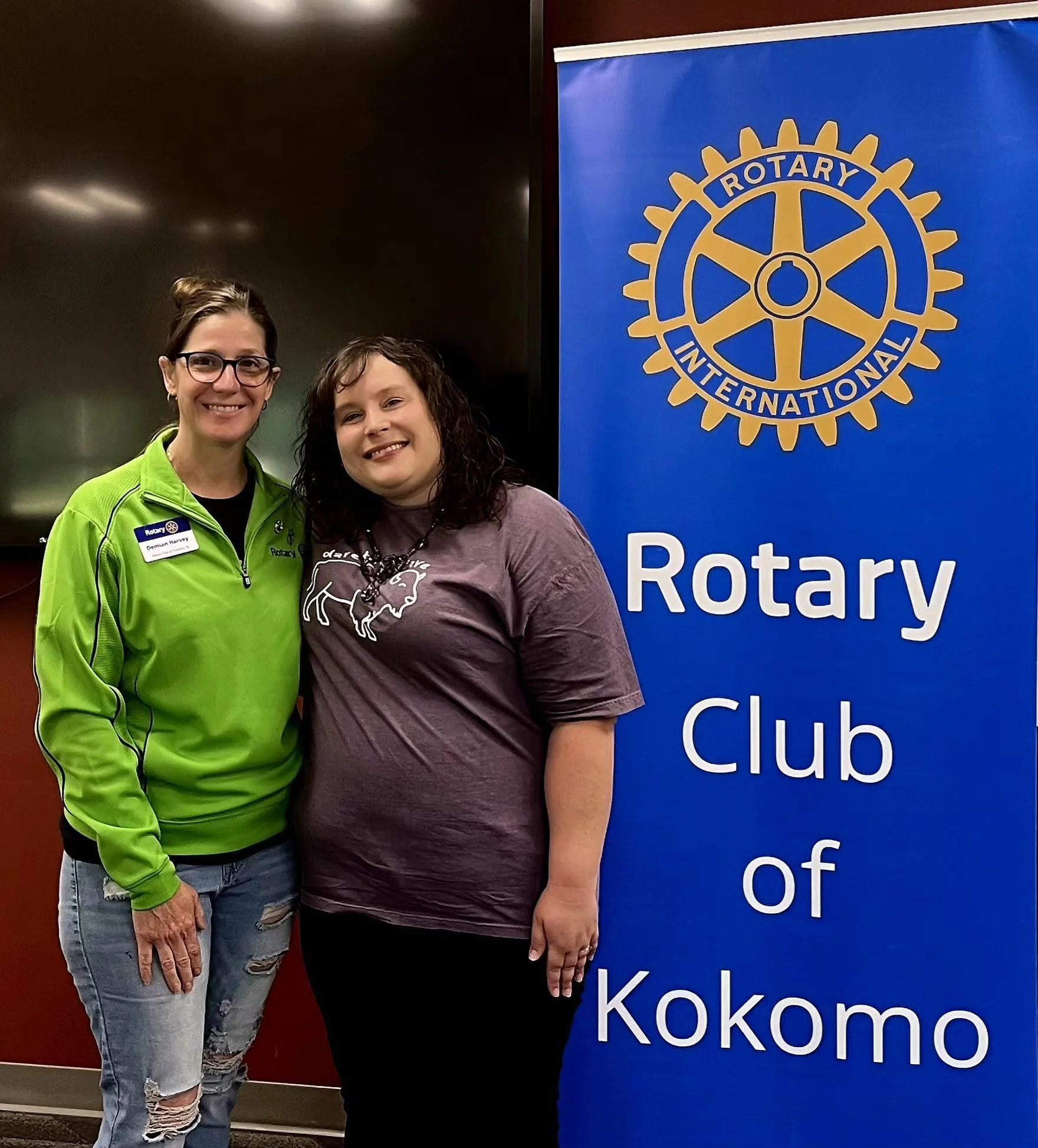Jenny Young , Director of Pregnancy Resource Center, spoke to the club.