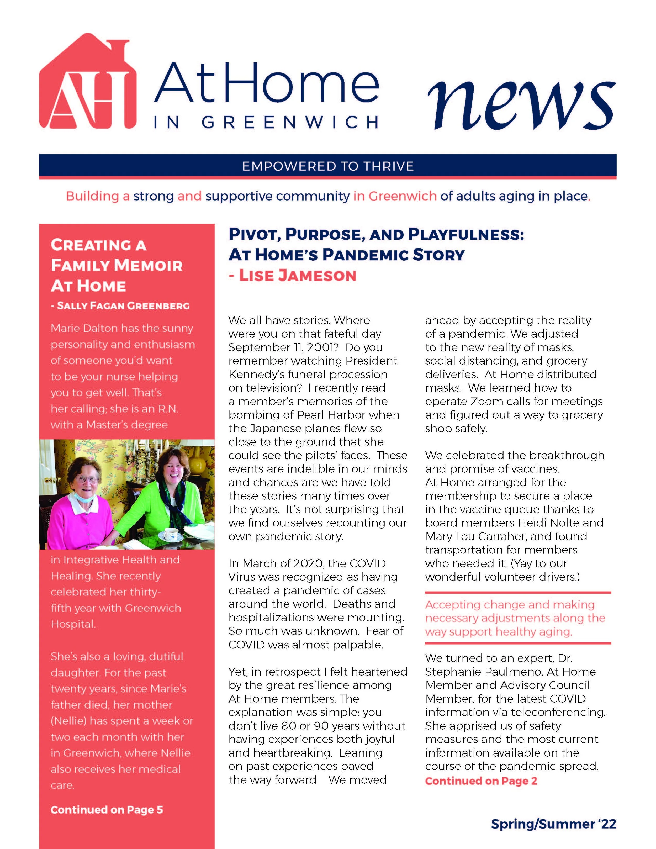 news At Home in Greenwich