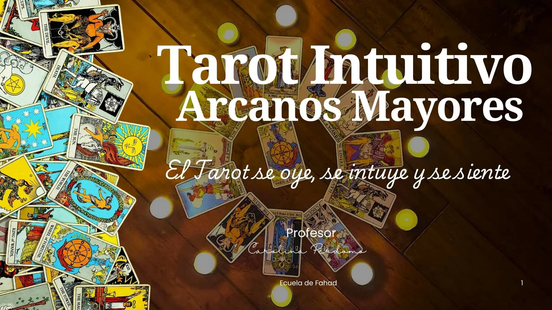 Curso de Tarot Intuitivo Arcanos Mayores
