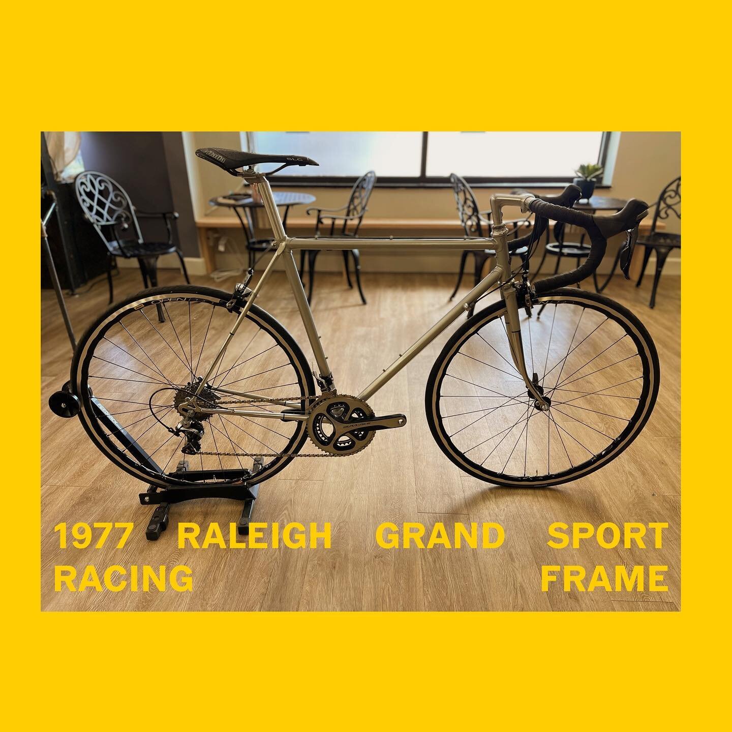1977 Raleigh Grand Sport racing Frame!!!! Check out our story for more details on this sweet auction, but THIS could be YOURS by the end of the day. Starting bid is $750. From now until 12pm we will be playing Stage 15 of @letourdefrance ! This inclu