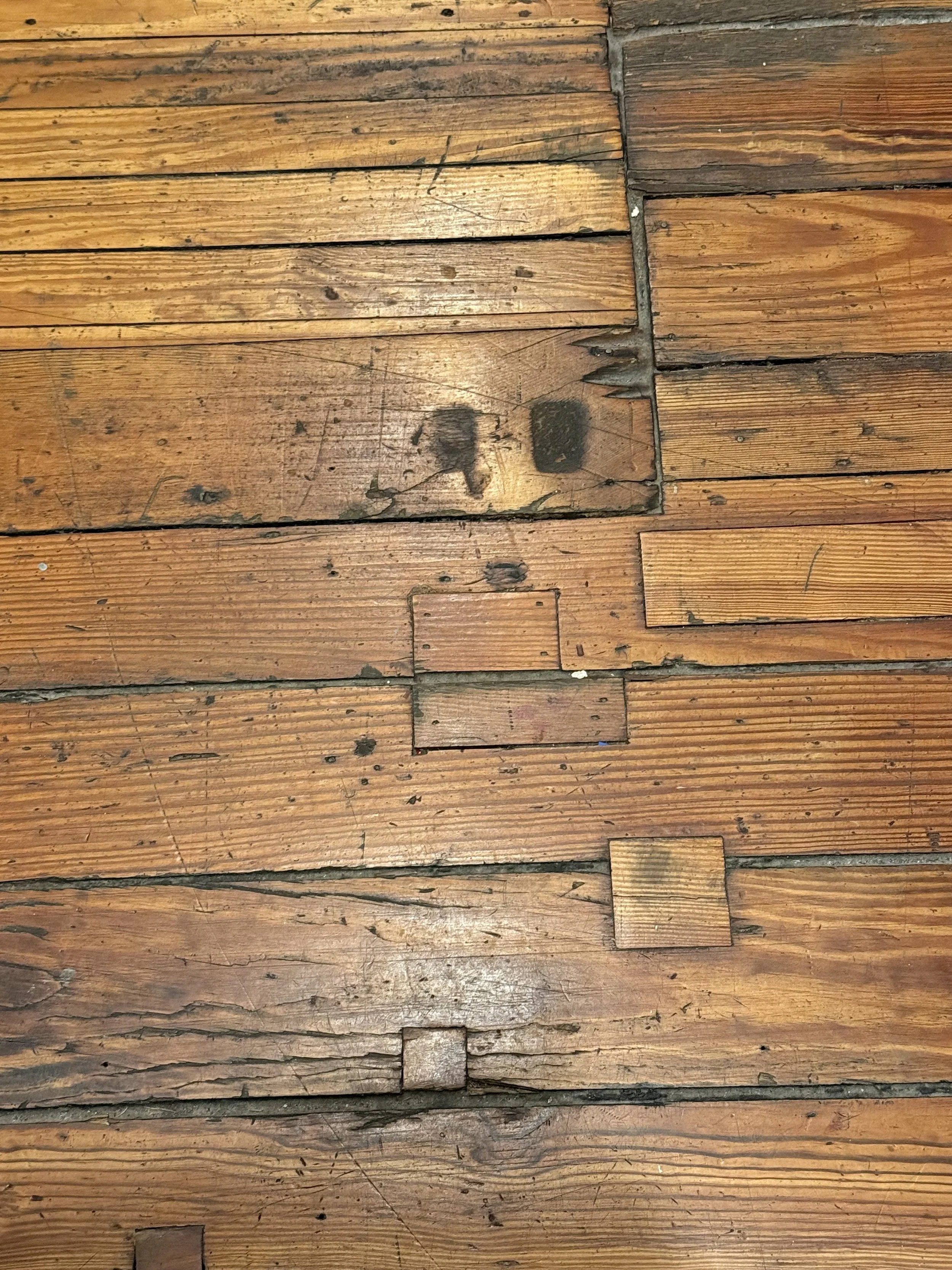 wood floor patching