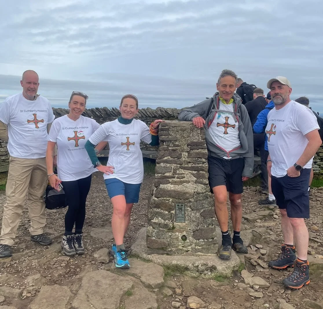 A lovely day in the company of Paul, Hayley, Rachel, David &amp; Shaun on the #yorkshire3peakschallenge challenge yesterday on behalf of @skyblueadventures1 

The team were working hard to raise funds in support of @stcuthbertshospice 👏👏👏👏👏

My 