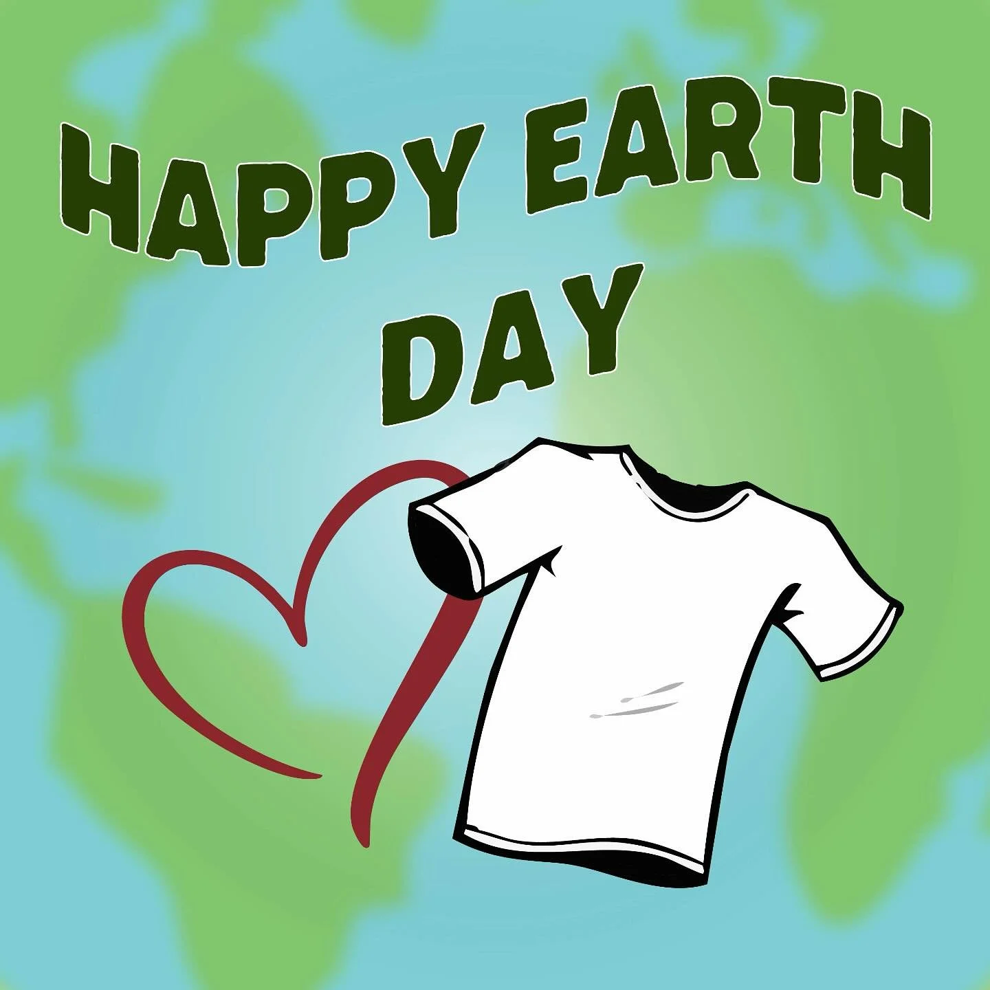 Happy Earth Day everyone! 🌎🍃🌲 

did you know we sell shirts made of recycled materials? ask us about it next time you order!