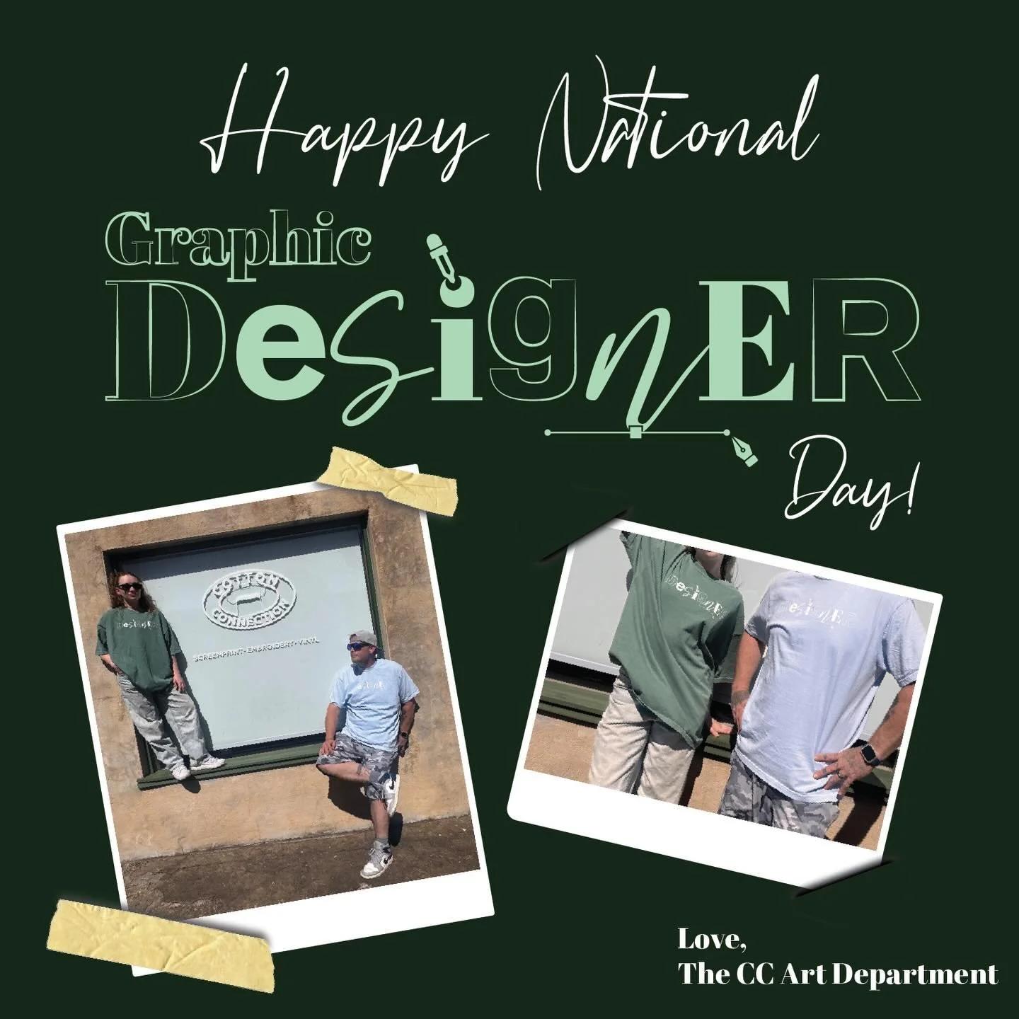 it&rsquo;s national graphic design day! go celebrate with the graphic designer in your life today🧑&zwj;💻🎨

#smallbusiness #cottonconnection #downtownlyh