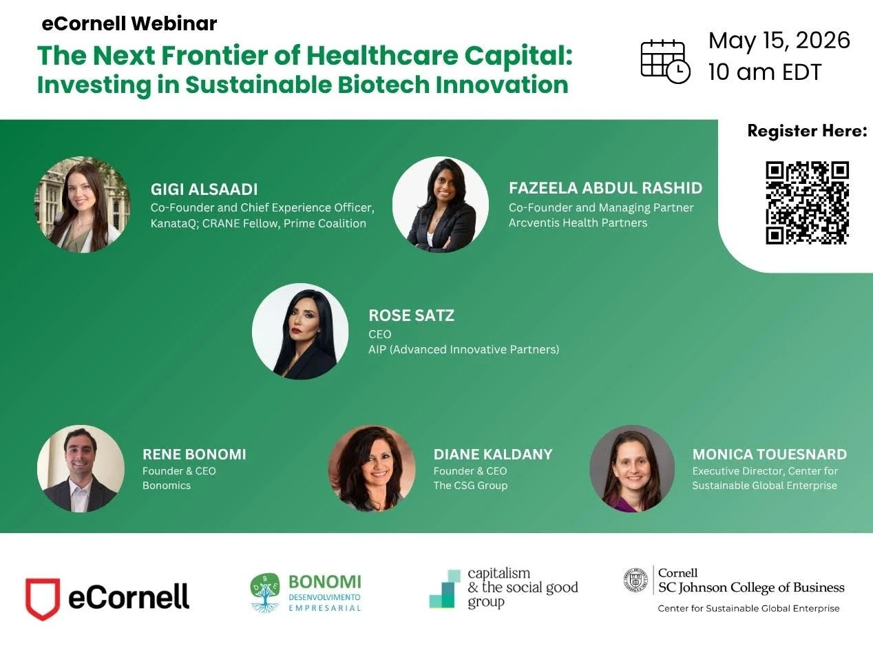 The Next Frontier of Healthcare Capital: Investing in Sustainable Biotech Innovation