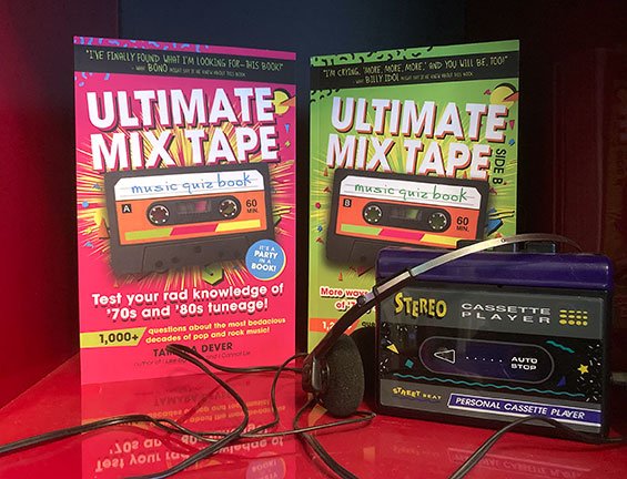 Ultimate Mix Tape quiz book series with walkman