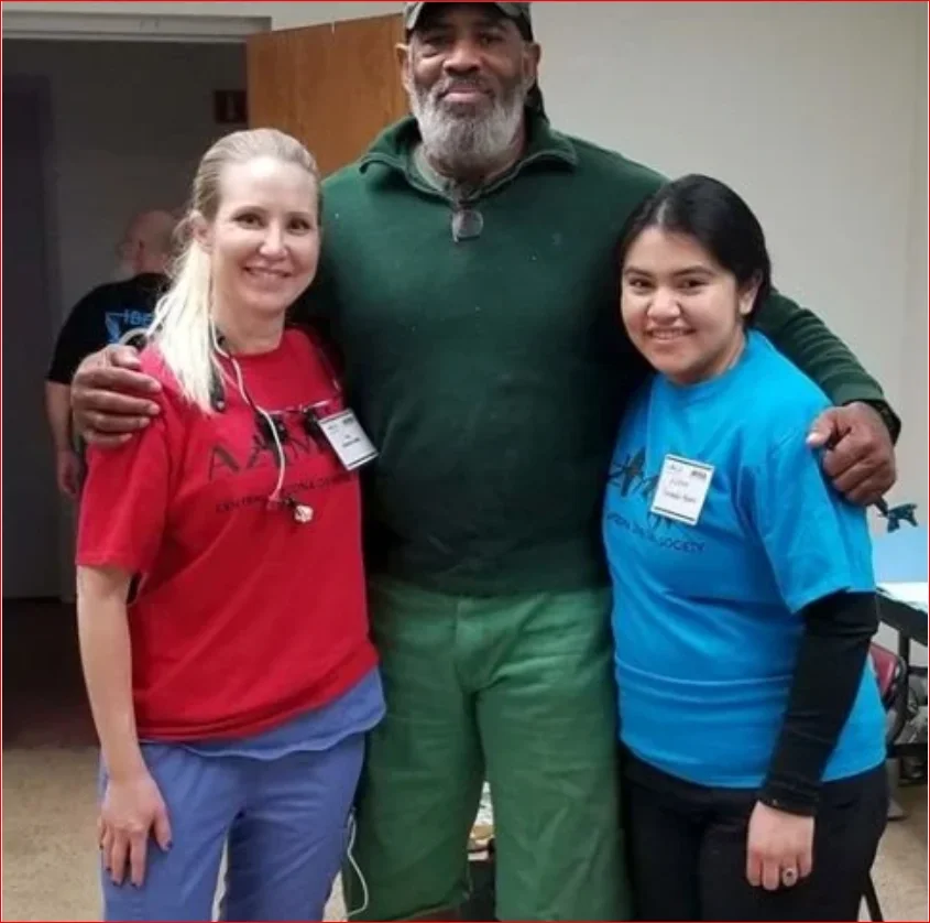 Dr. Ebner providing free dental care at Arizona Veterans StandDown Alliance