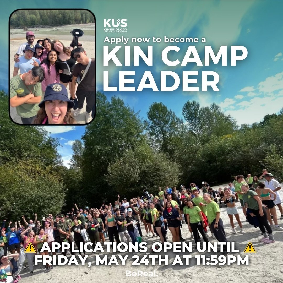 ⚠️Time to apply to be a KIN Camp Leader⚠️
2 weeks left to apply to be a part of making the first year experience one they&rsquo;ll never forget! 

Applications are NOW OPEN to be a Kin Camp Leader for 2024. Apply now to help new Kinners get familiar 