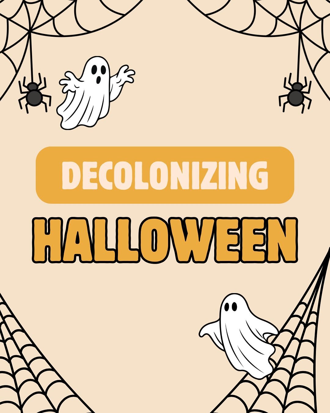 Happy Halloween! 🎃 
 
This season, let&rsquo;s remember to be mindful when choosing costumes. Halloween is a time for fun and imagination, but it&rsquo;s also a great opportunity to show respect for different cultures and communities. Let&rsquo;s ce