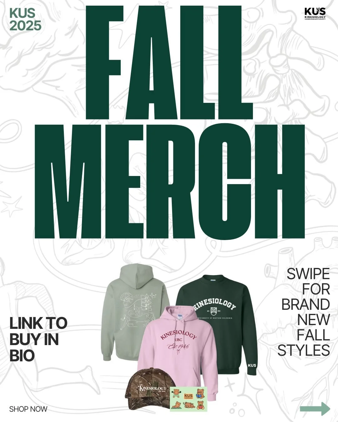 IT&rsquo;S DECEMBER AND DO WE HAVE A GIFT FOR YOU 😁🫵

KUS FALL MERCH 2025 is finally available for pre-order! We&rsquo;re bringing back old favourites and all new designs so you can buy christmas gifts for yourself AND your loved ones! 🛍️

Orders 