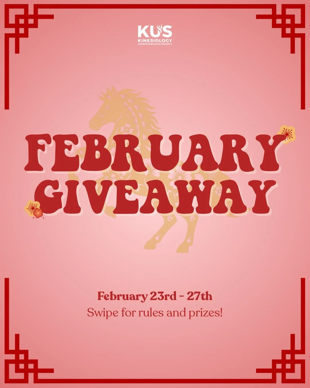 🐴🧧Happy Year of the Horse Kinners!🐴🧧

We hope you all had a great reading week! Get a chance to win some amazing prizes by participating in our February giveaway! 🪭❄️

Complete the daily challenges to enter a raffle for each of our KINtastic pri