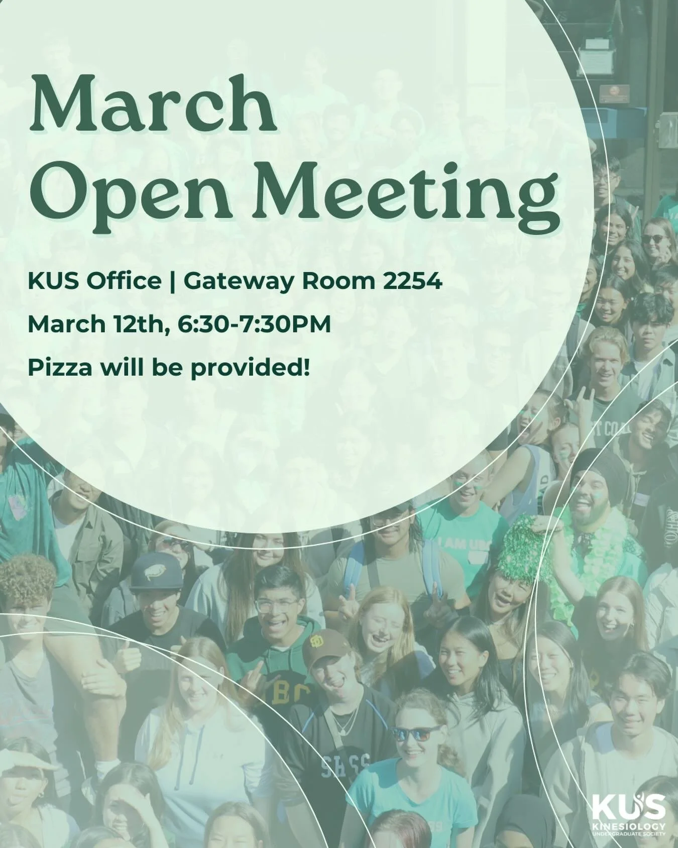 Join us for our LAST OPEN MEETING OF THE YEAR 🥺

Sit back, relax, and hear about updates from our execs with a slice in hand! Feel free to bring your ideas and we&rsquo;ll bring the food 🍕

Meet us at the elevators at 6:30 and we&rsquo;ll bring you