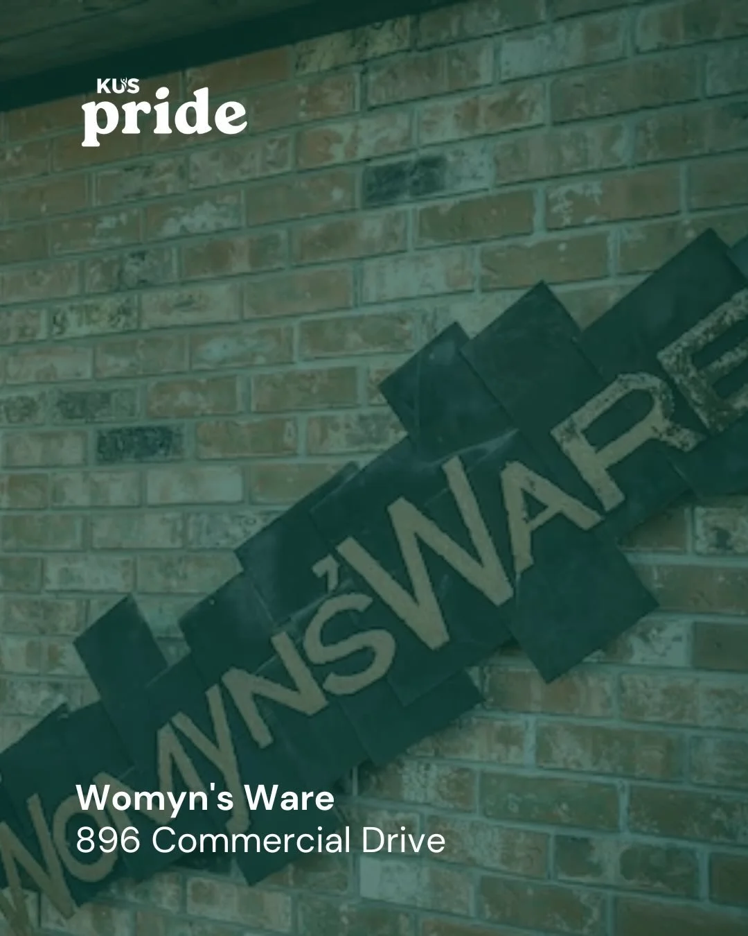 Next up on our Pride Business Spotlight is Womyn&rsquo;s Ware! Scroll to learn more 💚