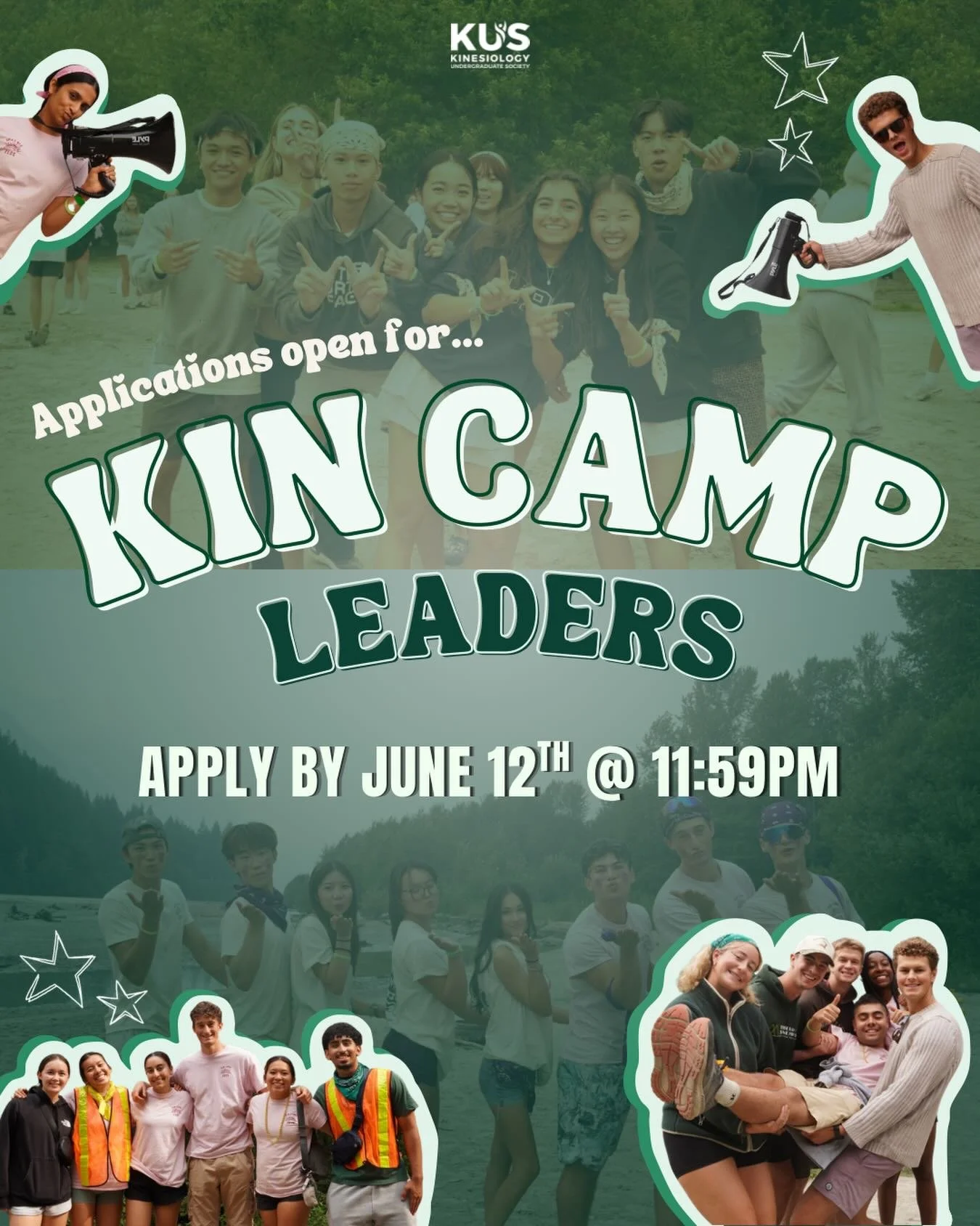 KIN WHAT❓ KIN CAMP❗️

🌟Applications for 2026 Kin Camp Leaders are NOW OPEN! 🌟

Want to be part of making Kin Camp 2026 unforgettable? This is your chance to welcome new Kinners into our Kinmunity🫂💚 Come be a part of the team that makes Kin Camp a
