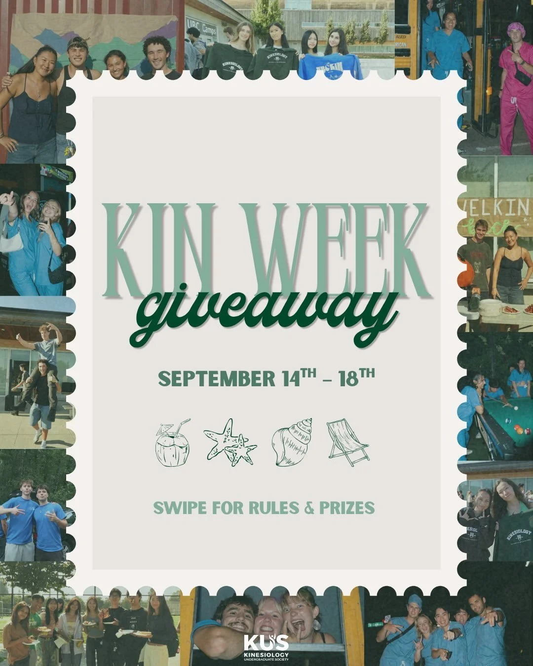 Hey KINNERS‼️We hope you&rsquo;ve had a great first week back at school🎒💚

We&rsquo;re kicking off the year with KIN WEEK🗓️😆

Want a chance to win some KINmazing prizes? Swipe for all the details on how to participate and enter📥🙈

We can&rsquo;