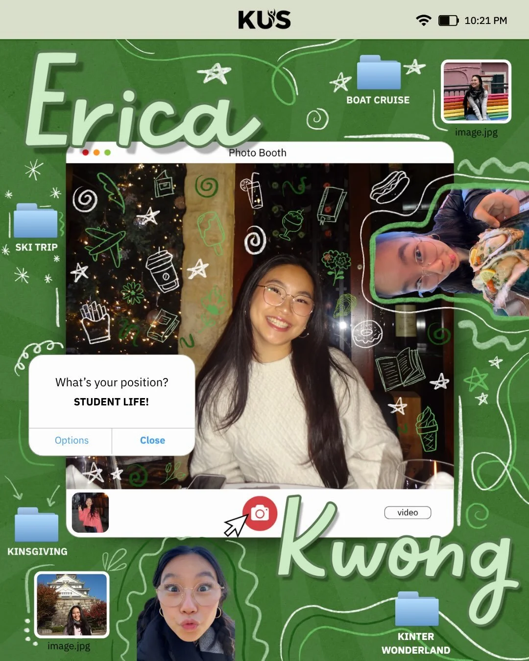 Our next exec makes up the other 1/2 of Student Life&hellip; and it&rsquo;s none other than ERICA KWONG!😝💚🌺 

Swipe to learn more about our VP Student Life! 👀