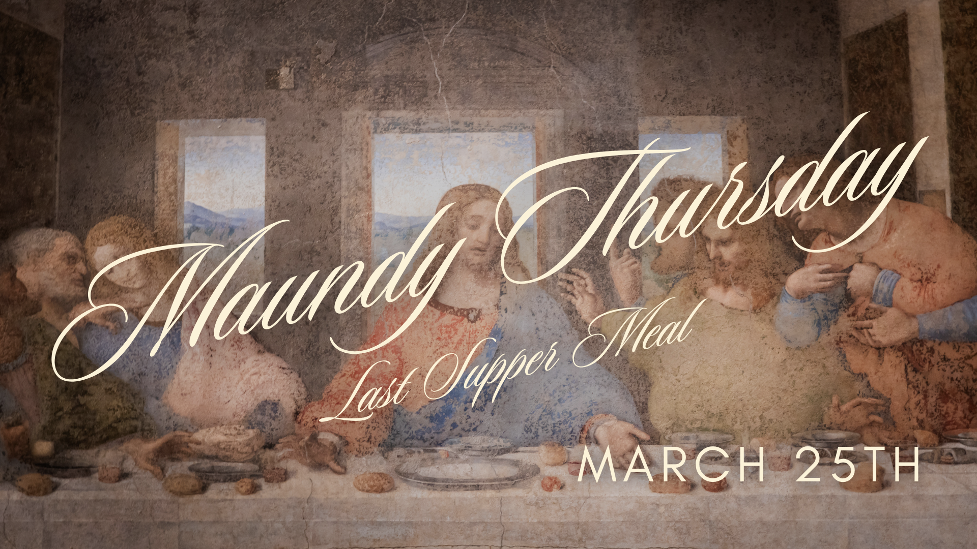 Maundy Thursday   Service