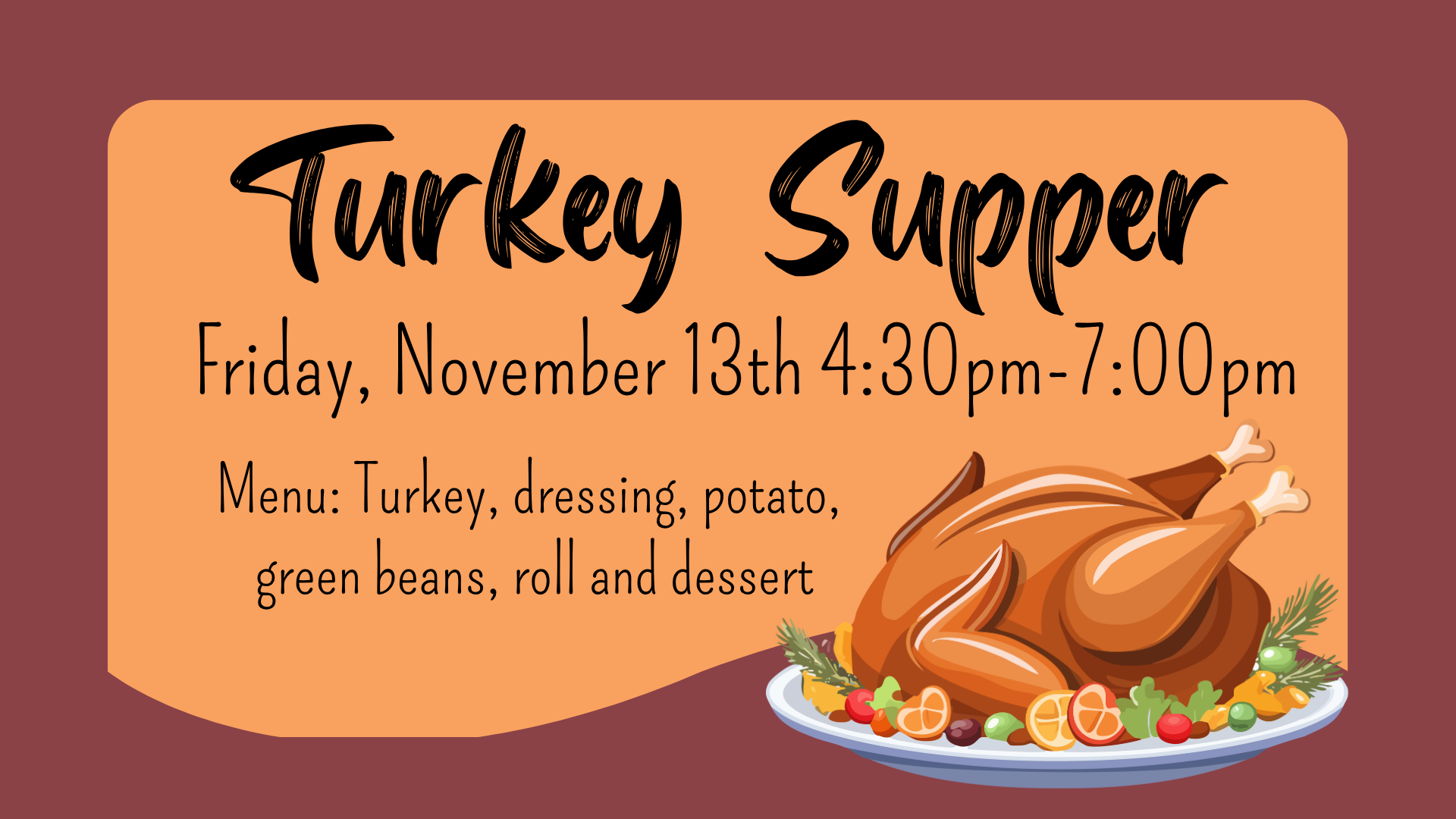 Turkey Supper