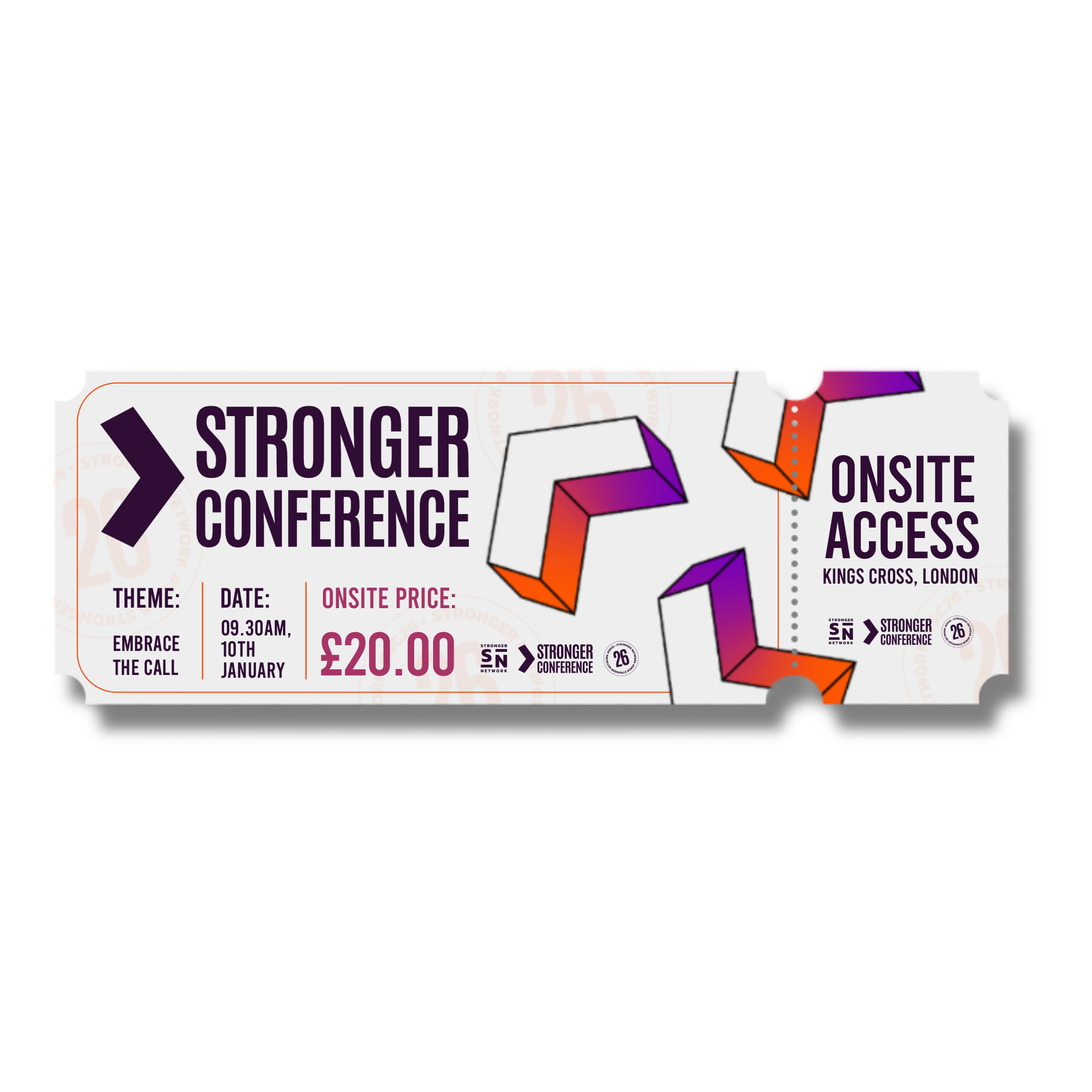 Stronger 2026 - Onsite Ticket