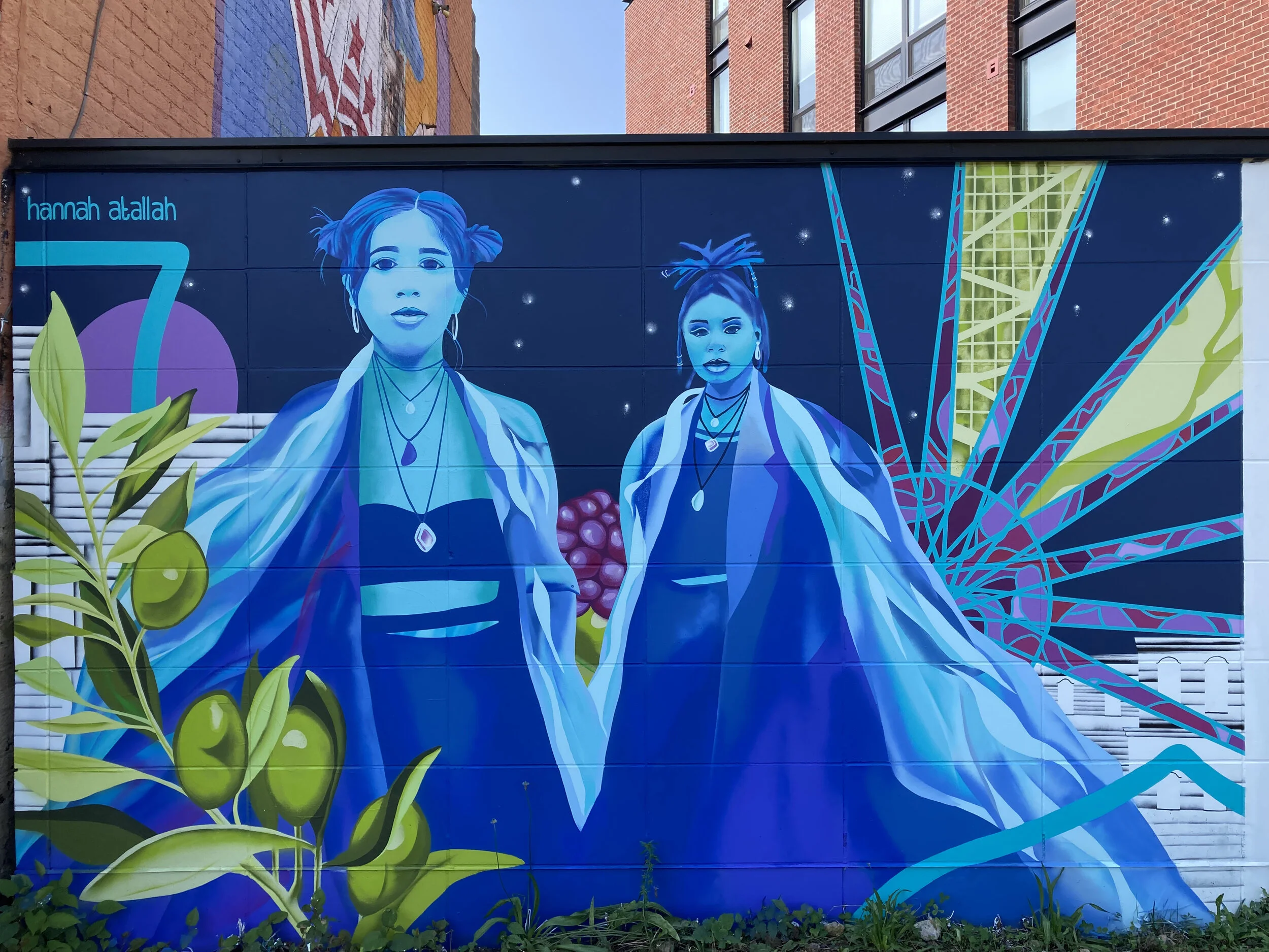 “Fractals” 2021  12’3 x 7’3 801 Virginia Ave SE Washington, DC