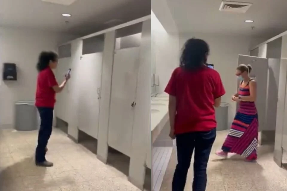 VIDEO: Activist confronts senator in bathroom and asks to support Biden reform for immigrants.
