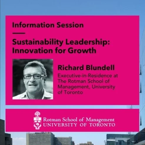University of Toronto - Sustainability Leadership: Innovation for Growth