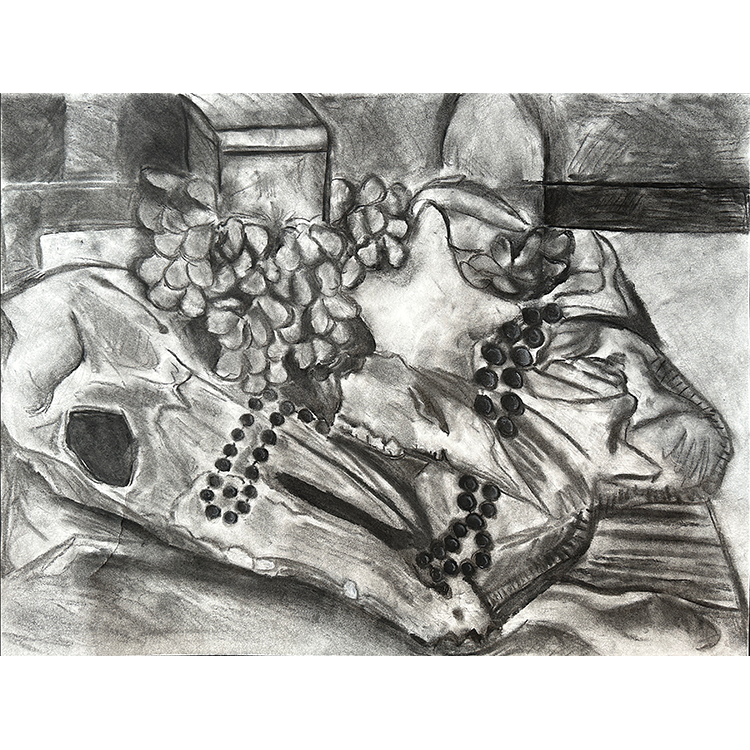 Lelah Landey, 12th gr Layered Charcoal framed in 24_ 18_.png