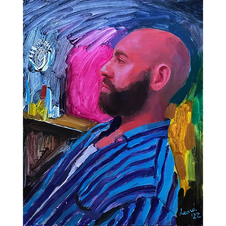 *Olivia Leona The Last Call Oil 11" x 14" $1000.png