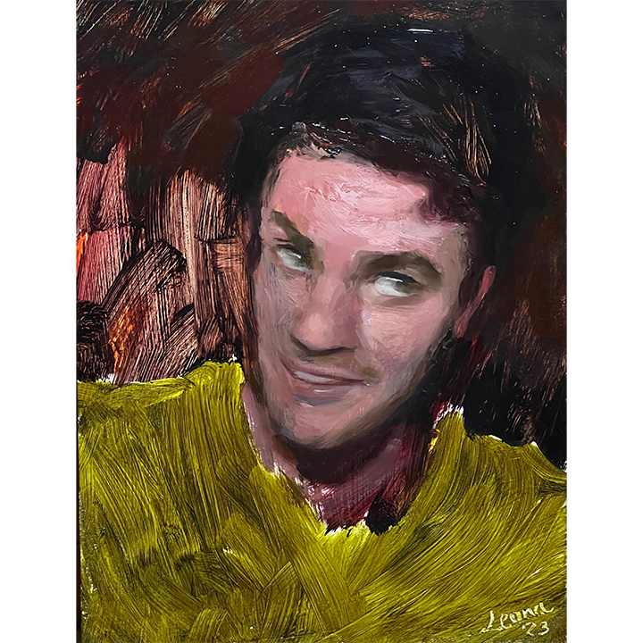 *Olivia Leona Maniacal Man Oil 9" x 12" $650.png