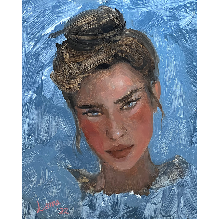 *Olivia Leona Beach Babe Oil 8" x 10" $500.png