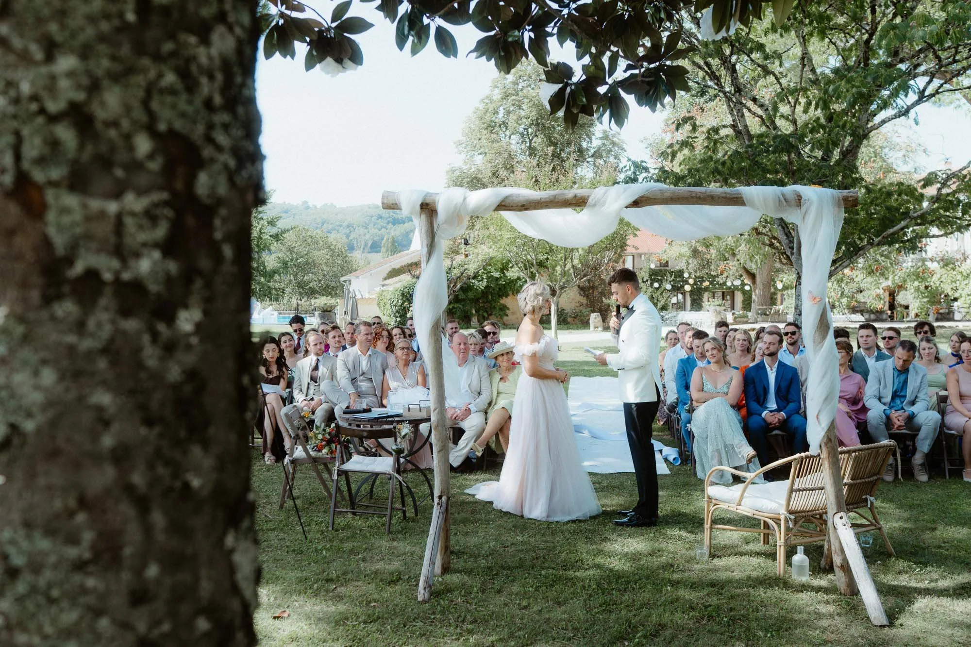 Mariage au Château Camp del Saltre – Joyce &amp; Bruno, un mariage néerlandais dans le Lot