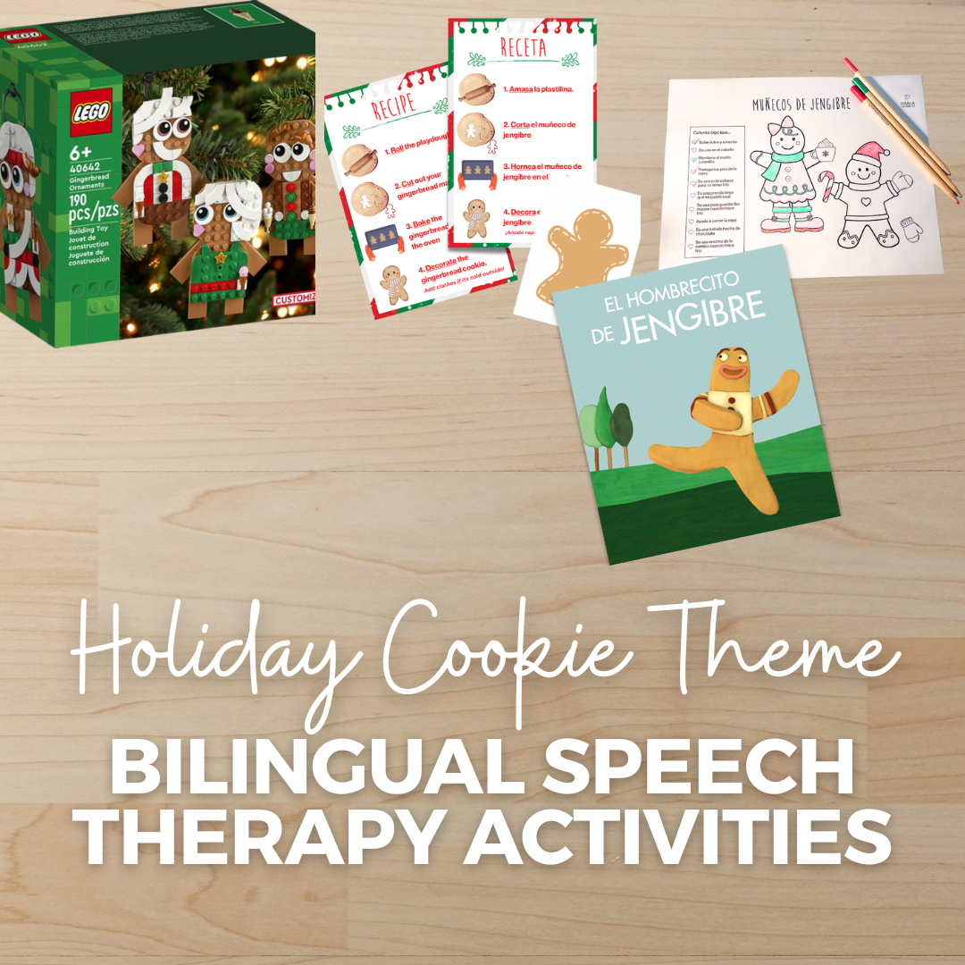 Sweet &amp; Simple Bilingual Therapy Ideas for December (Perfect for National Cookie Day!)