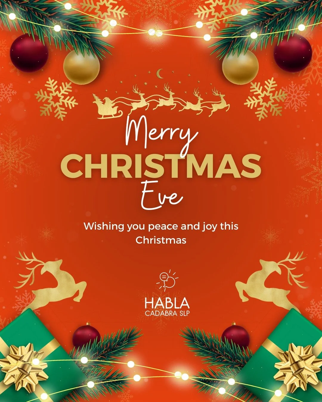 En Habla Cadabra SLP les deseamos una Nochebuena llena de paz, alegr&iacute;a y momentos especiales junto a sus queridos.�Que esta temporada traiga descanso, gratitud y mucha magia en sus hogares. Gracias por ser parte de nuestra comunidad biling&uum