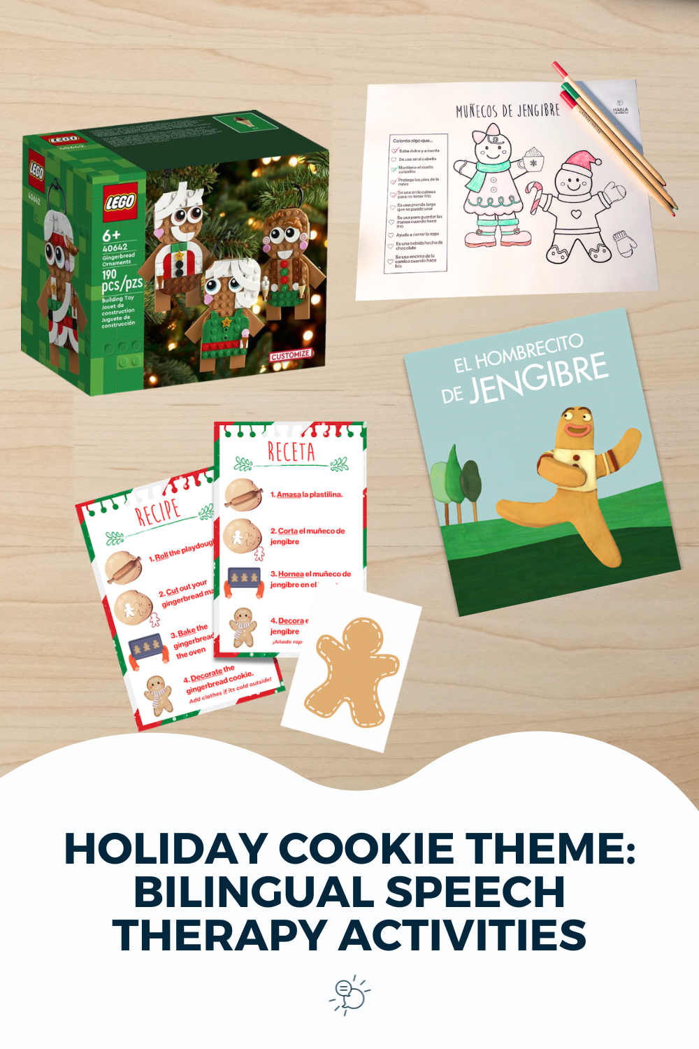 Sweet &amp; Simple Bilingual Therapy Ideas for December (Perfect for National Cookie Day!)