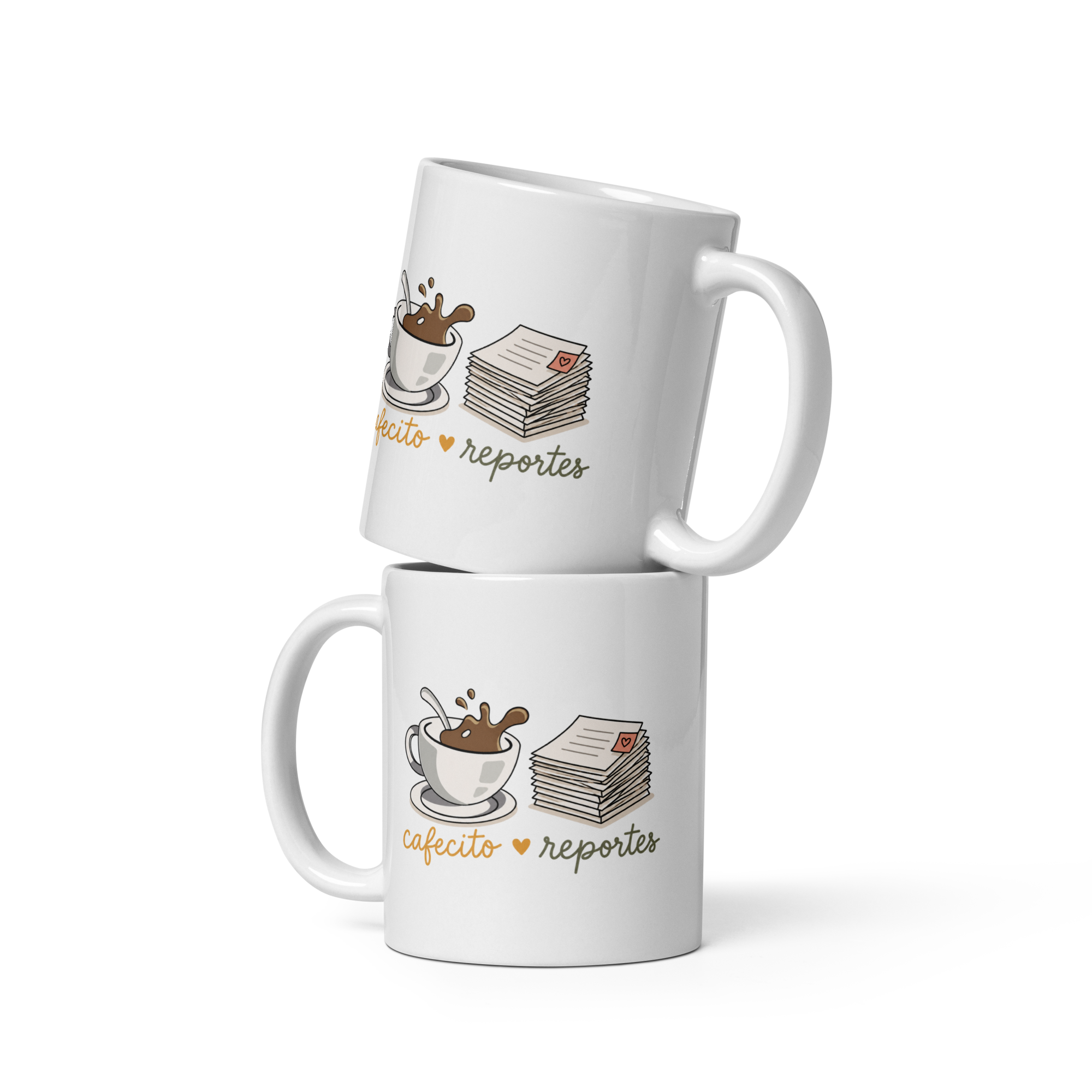 Cafecito y Reportes | Bilingual SLP Coffee Mug