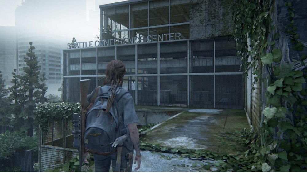Architecture in The Last of Us part 2 - post apocalyptic Seattle