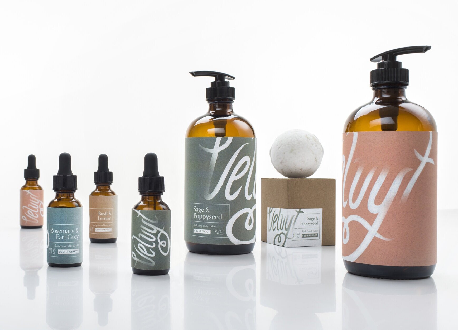 Velvyt, Cannabis Self-Care - Branding / Packaging / Photo Art Direction
