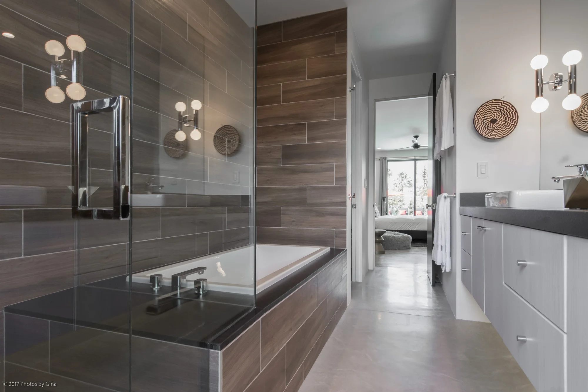 Primary Bathroom at 5 Palms Estate