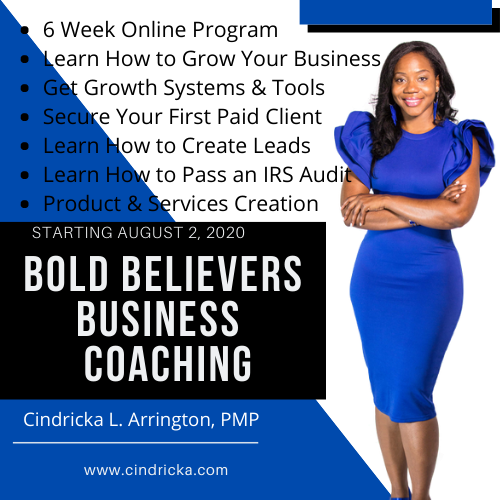 Bold Believers Financial Coaching- Rolling Admissions