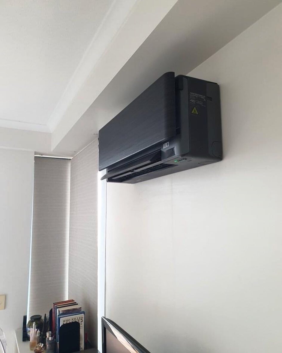//Say hi to Zena//

Daikin Split System Air Conditioning installation completed recently from the Zena Series🙌

The finish in Black Wood is both sleek &amp; sophisticated #stylishtoo

The Daikin Zena series is the perfect combination of technology &